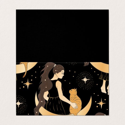 Carte De Visite Magie céleste (Extérieur déplié)