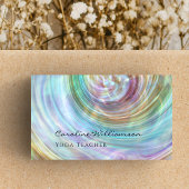 Carte De Visite Magie mystique Shell Yoga Enseignant