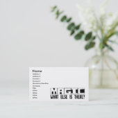 Carte De Visite Magie quoi encore est là ? (Debout devant)