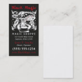 Carte de visite magique (Devant / Derrière)