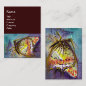 Carte De Visite MAGIQUE, Jaune, Brown (Devant / Derrière)