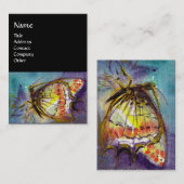 Carte De Visite MAGIQUE, Jaune, Noir (Devant / Derrière)