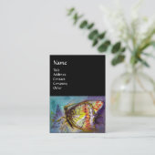 Carte De Visite MAGIQUE, Jaune, Noir (Debout devant)