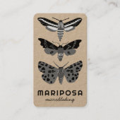 Carte De Visite Magique MÈRES Esthétique Salon de Beauté Kraft (Devant)