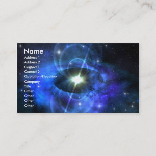 CARTE DE VISITE MAGNETIC PULSE STAR