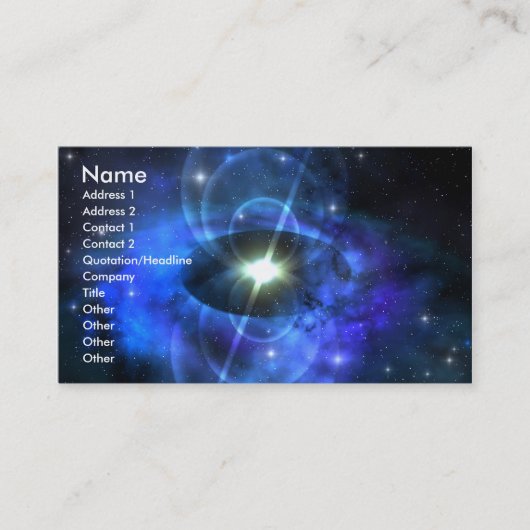 CARTE DE VISITE MAGNETIC PULSE STAR (Devant)