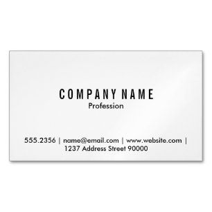 Carte de visite magnétique