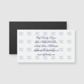 carte de visite magnétique (Devant / Derrière)