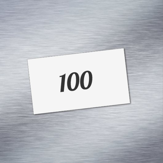 CARTE DE VISITE MAGNÉTIQUE 100 (In Situ)