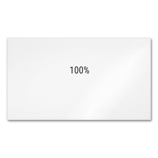 CARTE DE VISITE MAGNÉTIQUE 100% (devant)