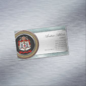 Carte De Visite Magnétique [100] Armoiries des chevaliers Templiers (In Situ)