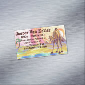 Carte De Visite Magnétique Accessoires mignons de bureau de chameau (In Situ)