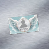 Carte De Visite Magnétique Add Photo Custom Memorial (In Situ)