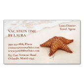 Carte De Visite Magnétique Agence de Voyage Starfish (devant)