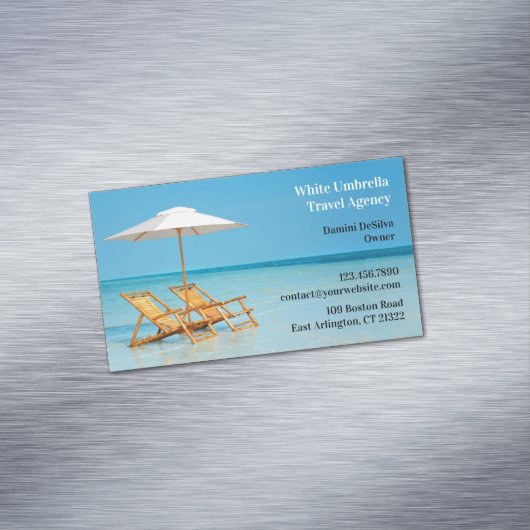 Carte De Visite Magnétique Agence de voyages (In Situ)