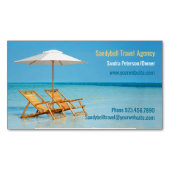 Carte De Visite Magnétique Agence de voyages (devant)