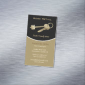 Carte De Visite Magnétique Agent immobilier | Maison familiale parfaite (In Situ)