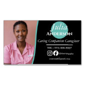 Carte De Visite Magnétique Aide à la personne accompagnante (devant)