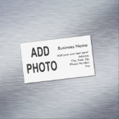 Carte De Visite Magnétique Ajouter un logo ou une photo, des informations pro (In Situ)
