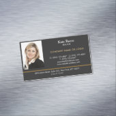 Carte De Visite Magnétique Ajouter une photo Insertion Immobilier Professionn (In Situ)