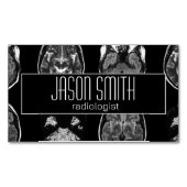 Carte De Visite Magnétique Analyse IRM du cerveau (devant)