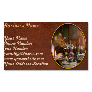 Carte De Visite Magnétique Animal - Rat - Rat - Lab Rat