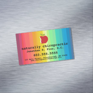 Carte De Visite Magnétique Apple/cartes de visite magnétiques chiropractie