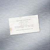 Carte De Visite Magnétique Aquarelle minimum abstrait naturel élégant simple (In Situ)