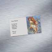 Carte De Visite Magnétique Aquarius Mermaid Bleu gothique (In Situ)