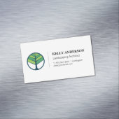 Carte De Visite Magnétique Architecte paysager | Service d'ajustement de l'ar (In Situ)
