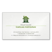 Carte De Visite Magnétique Architecture | Eco Home Architect (devant)