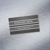 Carte De Visite Magnétique Arrière - plan Abstrait métallique (In Situ)