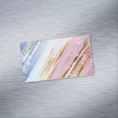 Carte De Visite Magnétique Arrière - plan rose texturé (In Situ)