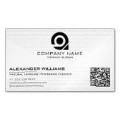 Carte De Visite Magnétique Artificial Intelligence Software Engineer Visiting (devant)