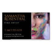 Carte De Visite Magnétique Artiste | Professionnel (devant)