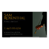 Carte De Visite Magnétique Artiste | Professionnel (devant)