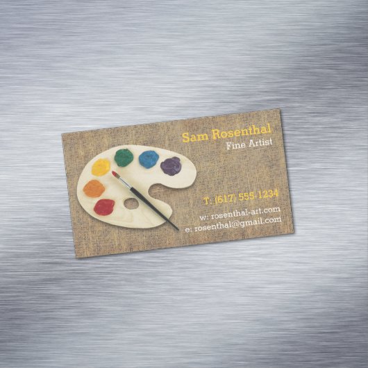 Carte De Visite Magnétique Artiste | Professionnel (In Situ)