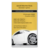 Carte De Visite Magnétique Assurance (devant Vertical)
