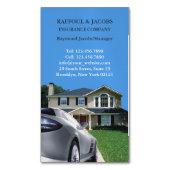 Carte De Visite Magnétique Assurance (devant Vertical)