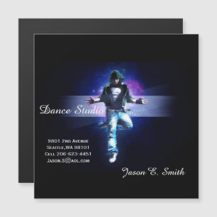 Carte de visite magnétique - Atelier de danse
