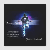 Carte de visite magnétique - Atelier de danse (Devant)
