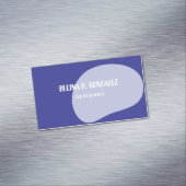 Carte de visite magnétique avec design bleu cool-n (In Situ)