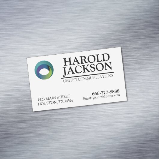 Carte de visite magnétique avec logo (In Situ)