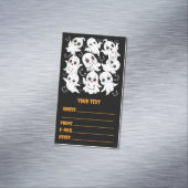 Carte De Visite Magnétique Baby Ghosts Éffrayant mignon Halloween humeur (In Situ)