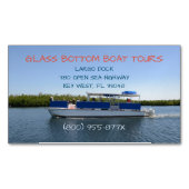 Carte De Visite Magnétique Balade en bateau de mer (devant)