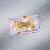 Carte De Visite Magnétique Ballons d'or bleu rose (In Situ)