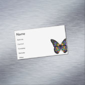 Carte De Visite Magnétique Bande dessinée de papillon de gradient (In Situ)