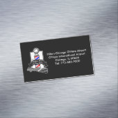 Carte De Visite Magnétique Barber Shop (In Situ)