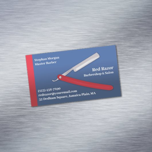 Carte De Visite Magnétique Barbershop (In Situ)