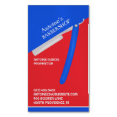 Carte De Visite Magnétique Barbershop (devant Vertical)